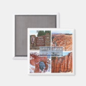 Aimant zUS042 BRYCE CANYON N.P. Utah, America, Fridge (Recto/Verso)
