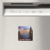 Aimant zUS122 YELLOWSTONE National Park, America, Fridge (In Situ (Lave-vaisselle))