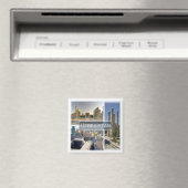 Aimant zUZ005 UZBEKISTAN, mosaïque, Asie, réfrigérateur (In Situ (Lave-vaisselle))