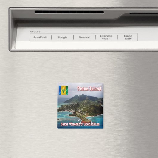 Aimant zVC012 SAINT VINCENT GENADINE, Union Island, Frigo (In Situ (Lave-vaisselle))