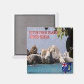 Aimant zVG010 VIRGIN GORDA, Îles Vierges Britanniques, Fr (Recto/Verso)