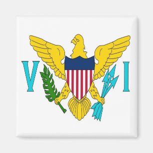 Aimant zVI001 ÎLES VIRGIN, Drapeau, Amérique, Réfrigérate