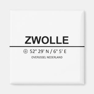 Aimant Zwolle Coordinaten - Zwolle Coordinates
