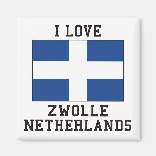 Aimant Zwolle, Drapeau Pays-Bas (Devant)
