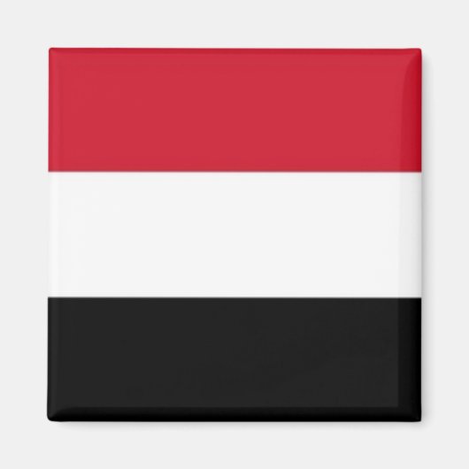 Aimant zYE001 YEMENI, Drapeau, Yémen, Réfrigérateur (Devant)
