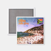 Aimant zZA009 CLIFTON, Panorama, Afrique du Sud, Fridge (Recto/Verso)