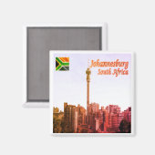 Aimant zZA016 JOHANNESBURG, Hillbrow, Afrique du Sud, Fri (Recto/Verso)