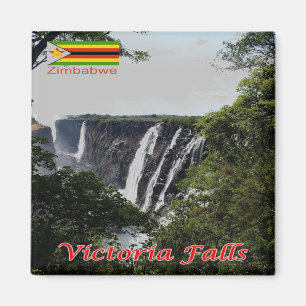Aimant zZW005 VICTORIA FALLS, Zimbabwe, Afrique, Fridge