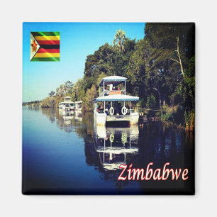 Aimant zZW012 VICTORIA FALLS, Zimbabwe, Afrique, Réfrigér