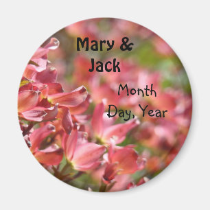 Aimants Cadeaux de mariage Ensemble Floral de Mari