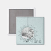 Aimants d'annonce de naissance avec photo de bébé (Recto/Verso)