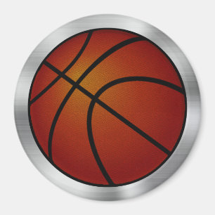 Aimants de basketball personnalisables Rabais de G