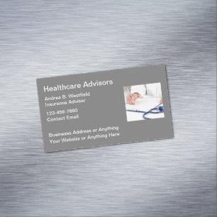 Aimants de carte de visite Conseiller Medicare en
