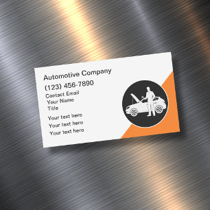 Aimants de carte de visite modernes pour l'automob