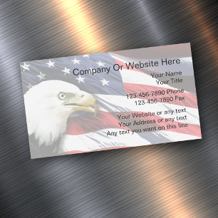 Aimants de carte de visite patriotiques