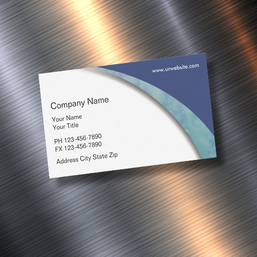 Aimants de carte de visite pour comptable