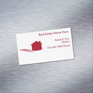 Aimants de carte de visite pour immobilier