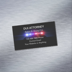 Aimants de cartes de visite d'avocat en DUI