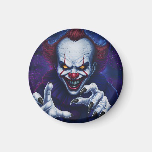 Aimants de Clown Effrayant (Devant)