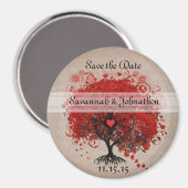 Aimants de date de sauvegarde d'arbre de feuille d (Recto/Verso)