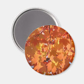 Aimants de feuilles d'automne Art d'automne Feuill (Recto/Verso)