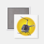 Aimants de réfrigérateur d'hélicoptère et prises d (Recto/Verso)