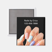 Aimants de réfrigérateur Nail Tech Cool (Recto/Verso)