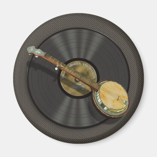 Aimants du frigo Banjo Music (Devant)