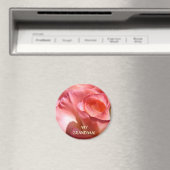 Aimants Fleur de Rose Rose Pink MA MÈRE ! Aimant (In Situ (Lave-vaisselle))