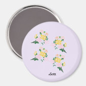 Aimants : Fleurs de printemps (Recto/Verso)