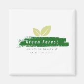 Aimants forêt verte (Devant)