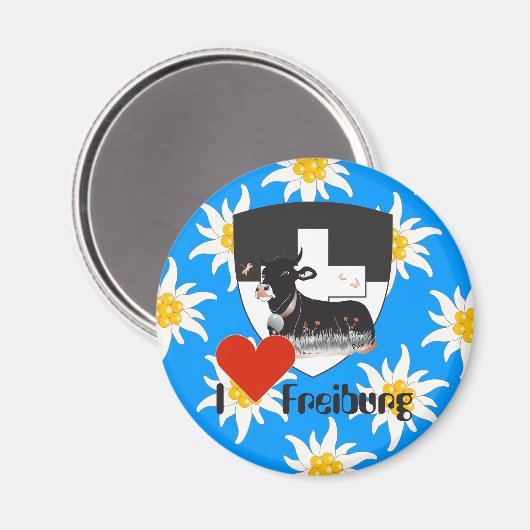 Aimants Fribourg Suisse (Recto/Verso)