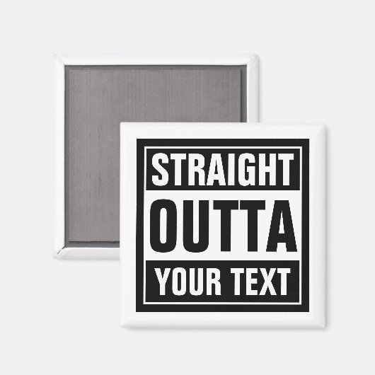 Aimants frigo SORTIE DROITE personnalisés (Recto/Verso)