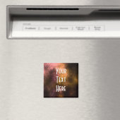 Aimants frigorifiques à texture Vintage personnali (In Situ (Lave-vaisselle))