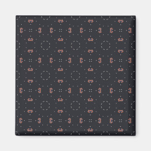 Aimants motif vaisseau spatial et étoiles uniques