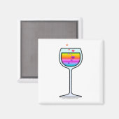 AIMANTS POUR VERRES À VIN (Recto/Verso)