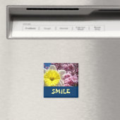 Aimants SMILE Jonquilles Fleurs Blossoms Roses (In Situ (Lave-vaisselle))
