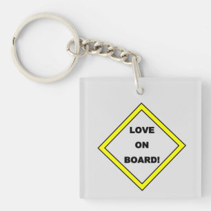 AIME À BORD ! Porte-clé