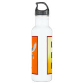 Aimé.Béni.Pardonné. bouteille d'eau (Dos)