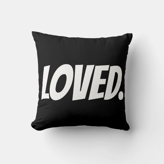 AIMÉ. (i LOVE YOU) Coussin (Recto)