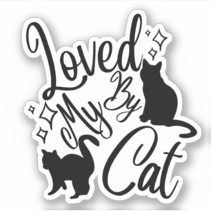 Aimé Par Mon Sticker De Chat