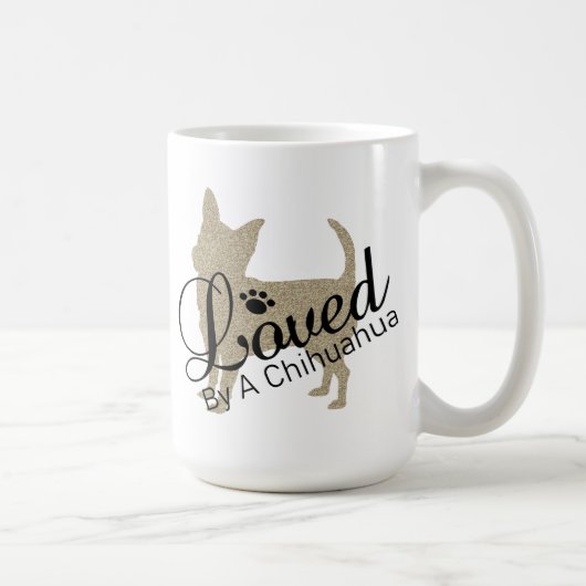 Aimé Par Une Mug De Café Chihuahua (Droite)