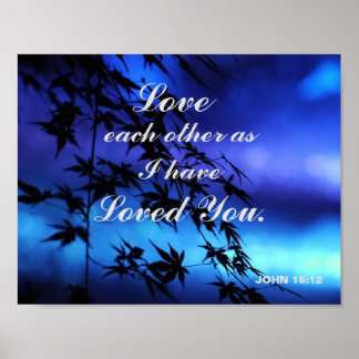 "AIME-TOI COMME JE T'AI AIMÉ" POSTER