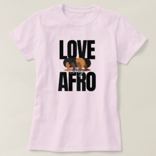 "Aime ton Afro" T-shirt graphique d'appréciation d