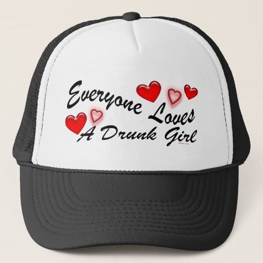 Aime un casquette ivre de fille (Devant)