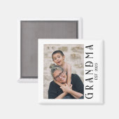 Aimée a Établie Magnet Photo Cadeau (Recto/Verso)