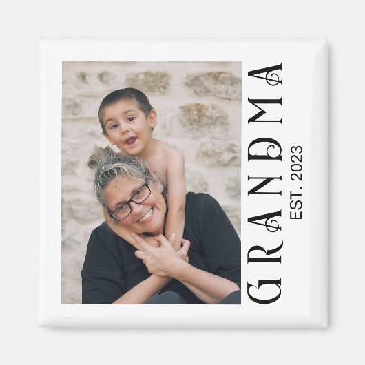 Aimée a Établie Magnet Photo Cadeau (Devant)
