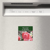 Aimée Grand-mère aimant Fleurs de Tulipe Rose (In Situ (Lave-vaisselle))