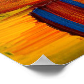 Aimer Abstraite huile de coeur Pastel Poster (Coin)