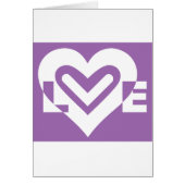 Aimer blanc et violet (Devant)